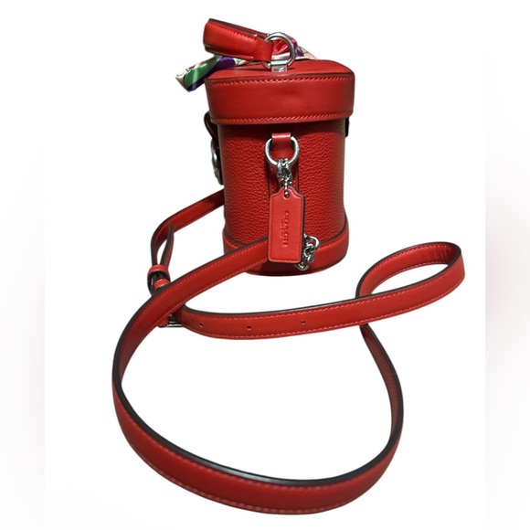 Limited Edition Coach Georgie Red Crossbody Bag NWOT - Picture 3 of 7